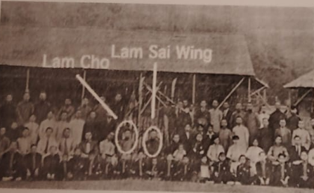 Fotografia storica della scuola Hung Gar con Lam Cho e Lam Sai Wing